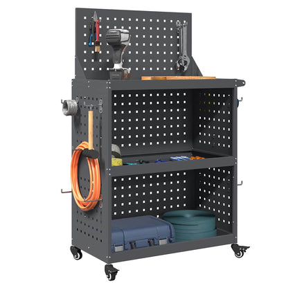 Tool Trolley Anthracite 65 x 35 x 111 cm Cold-rolled Steel