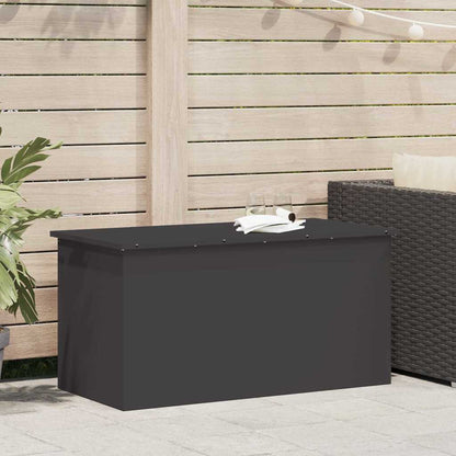 Outdoor Storage Box Black 100 x 50.5 x 50 cm Steel