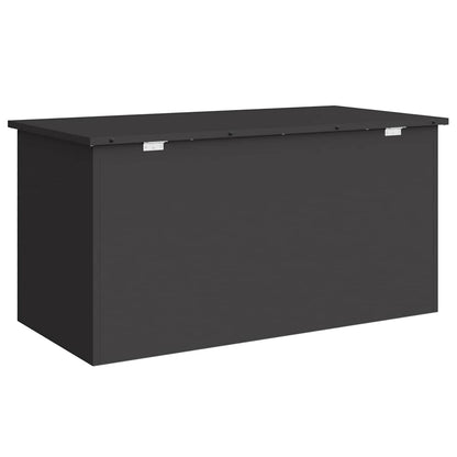 Outdoor Storage Box Black 100 x 50.5 x 50 cm Steel