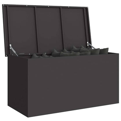 Outdoor Storage Box Black 100 x 50.5 x 50 cm Steel