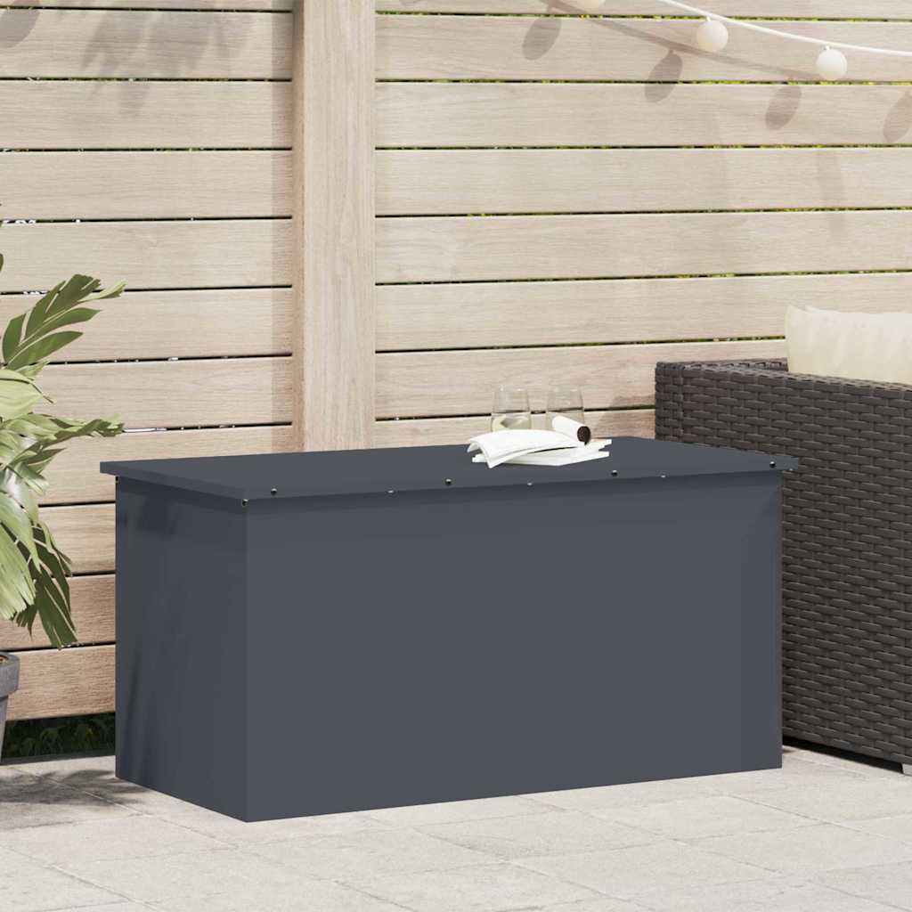 Outdoor Storage Box Anthracite 100 x 50.5 x 50 cm Steel