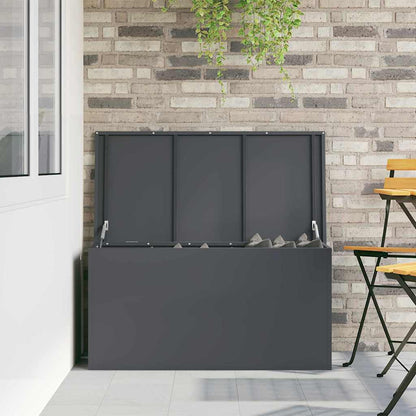 Outdoor Storage Box Anthracite 100 x 50.5 x 50 cm Steel