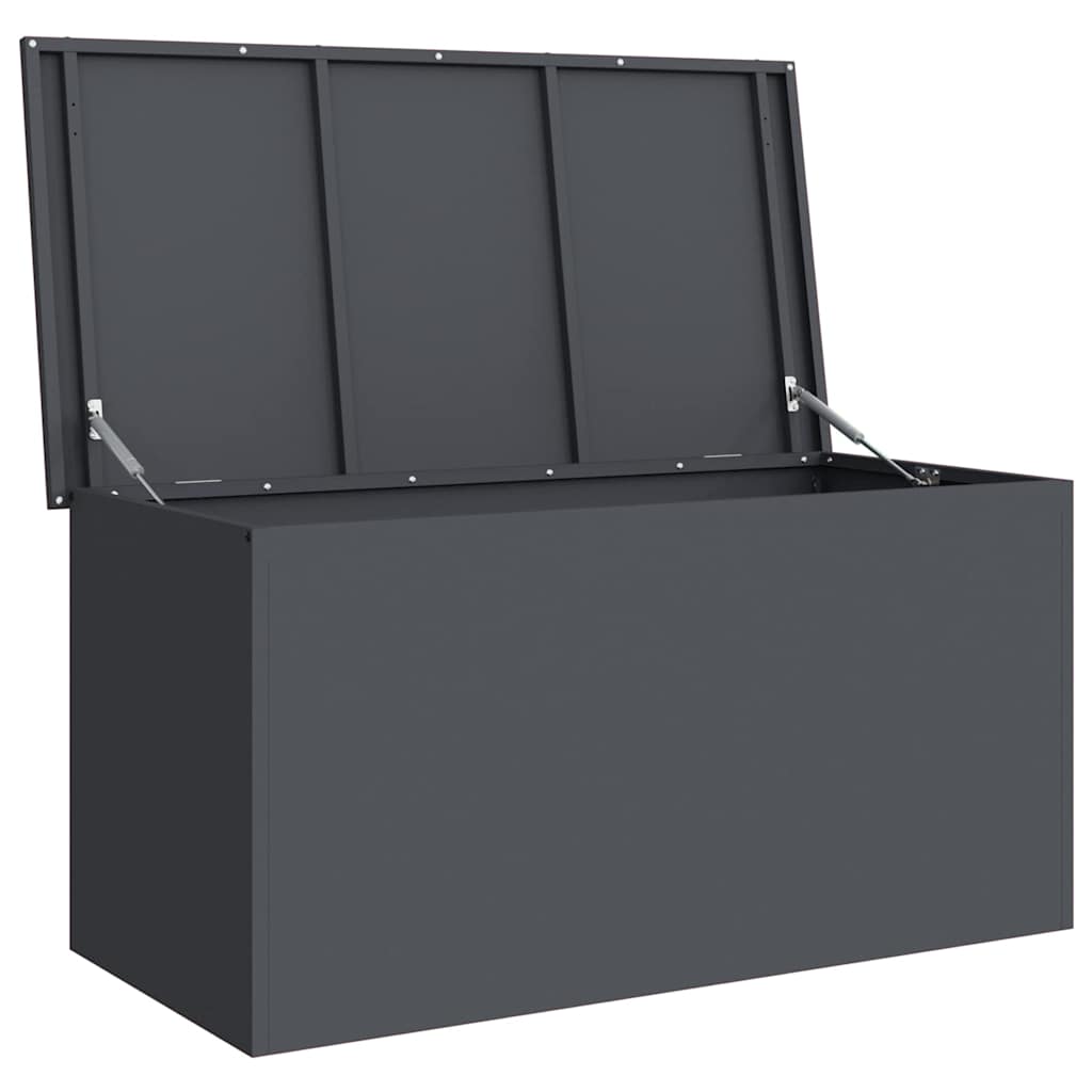 Outdoor Storage Box Anthracite 100 x 50.5 x 50 cm Steel