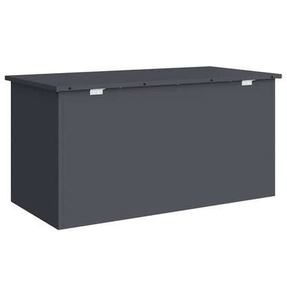 Outdoor Storage Box Anthracite 100 x 50.5 x 50 cm Steel