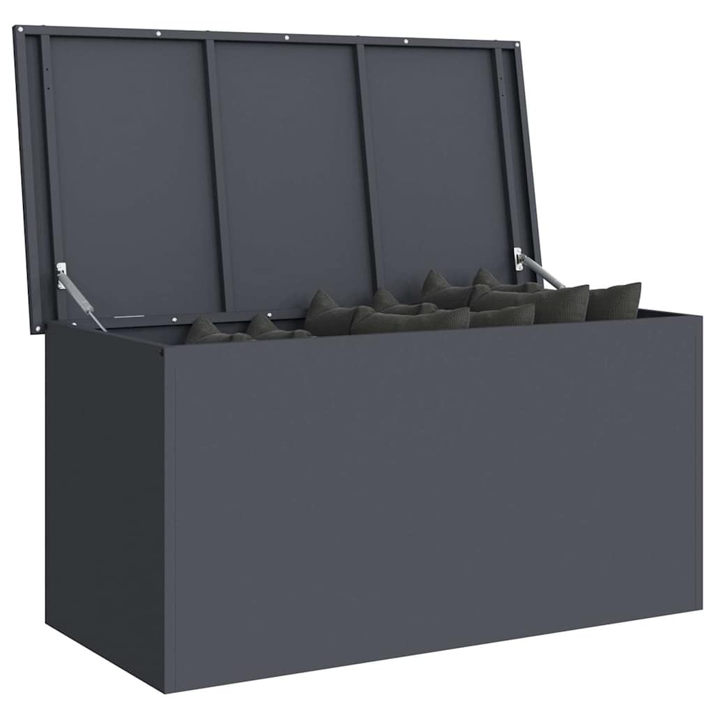 Outdoor Storage Box Anthracite 100 x 50.5 x 50 cm Steel