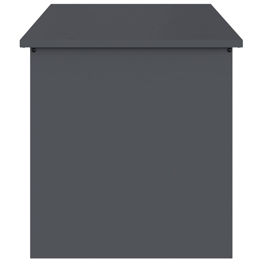 Outdoor Storage Box Anthracite 100 x 50.5 x 50 cm Steel