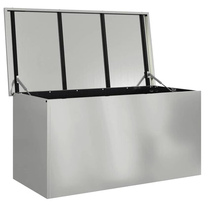 Outdoor Storage Box Silver 100 x 50.5 x 50 cm Steel