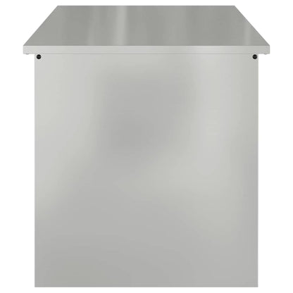 Outdoor Storage Box Silver 100 x 50.5 x 50 cm Steel
