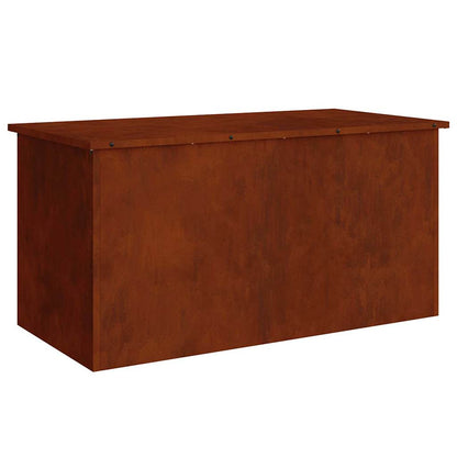 Garden Storage Cushion Box Galvanised Steel 100 x 50.5 x 50 cm