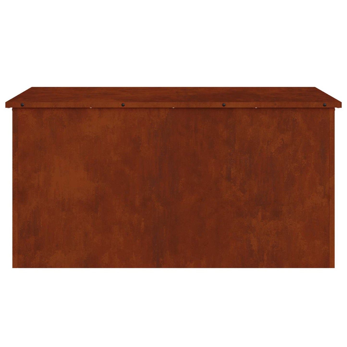 Outdoor Storage Box Rusty 100 x 50.5 x 50 cm Steel