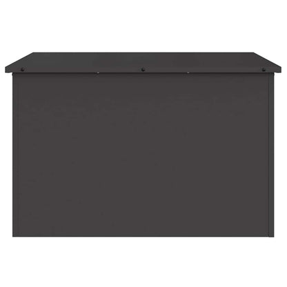 Outdoor Storage Box Black 80 x 50.5 x 50 cm Steel