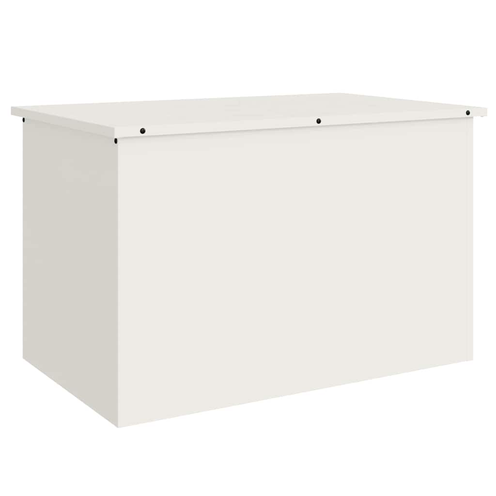 Outdoor Storage Box White 80 x 50.5 x 50 cm Steel