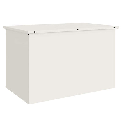 Outdoor Storage Box White 80 x 50.5 x 50 cm Steel