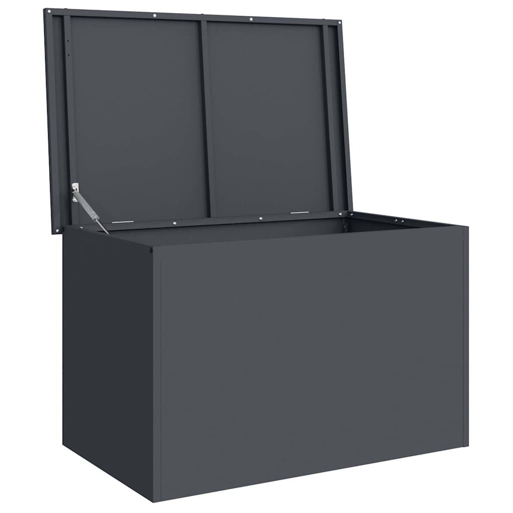 Outdoor Storage Box Anthracite 80 x 50.5 x 50 cm Steel