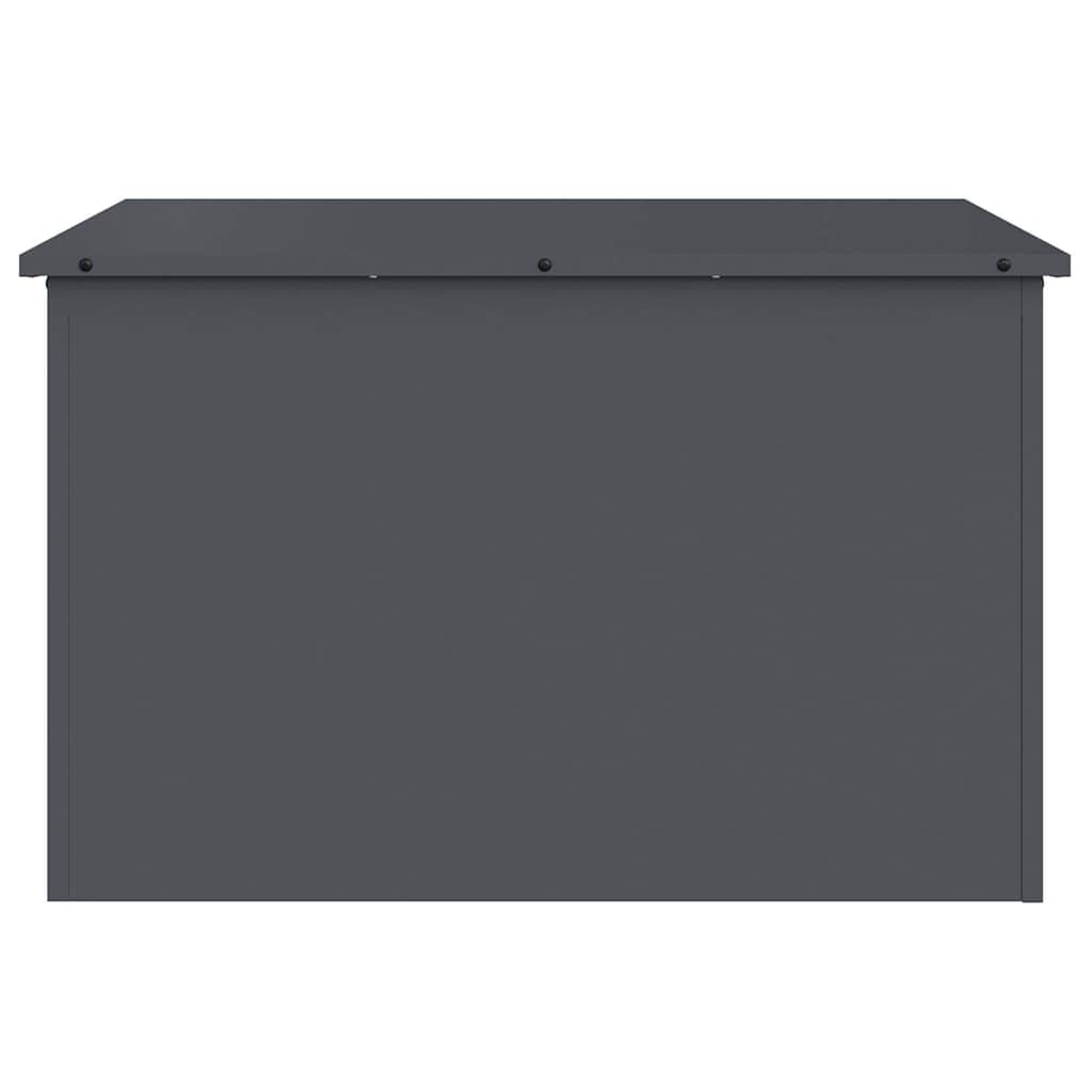 Outdoor Storage Box Anthracite 80 x 50.5 x 50 cm Steel