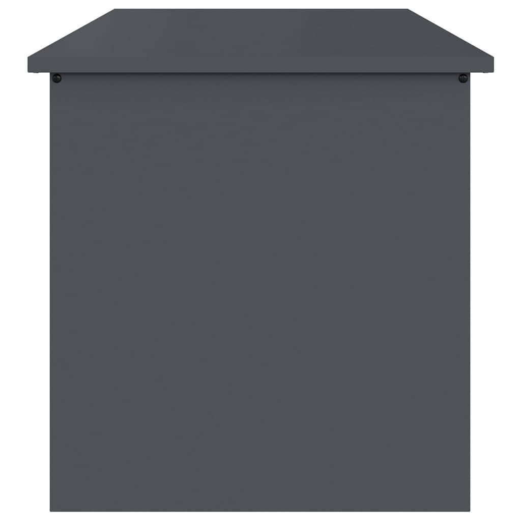 Outdoor Storage Box Anthracite 80 x 50.5 x 50 cm Steel