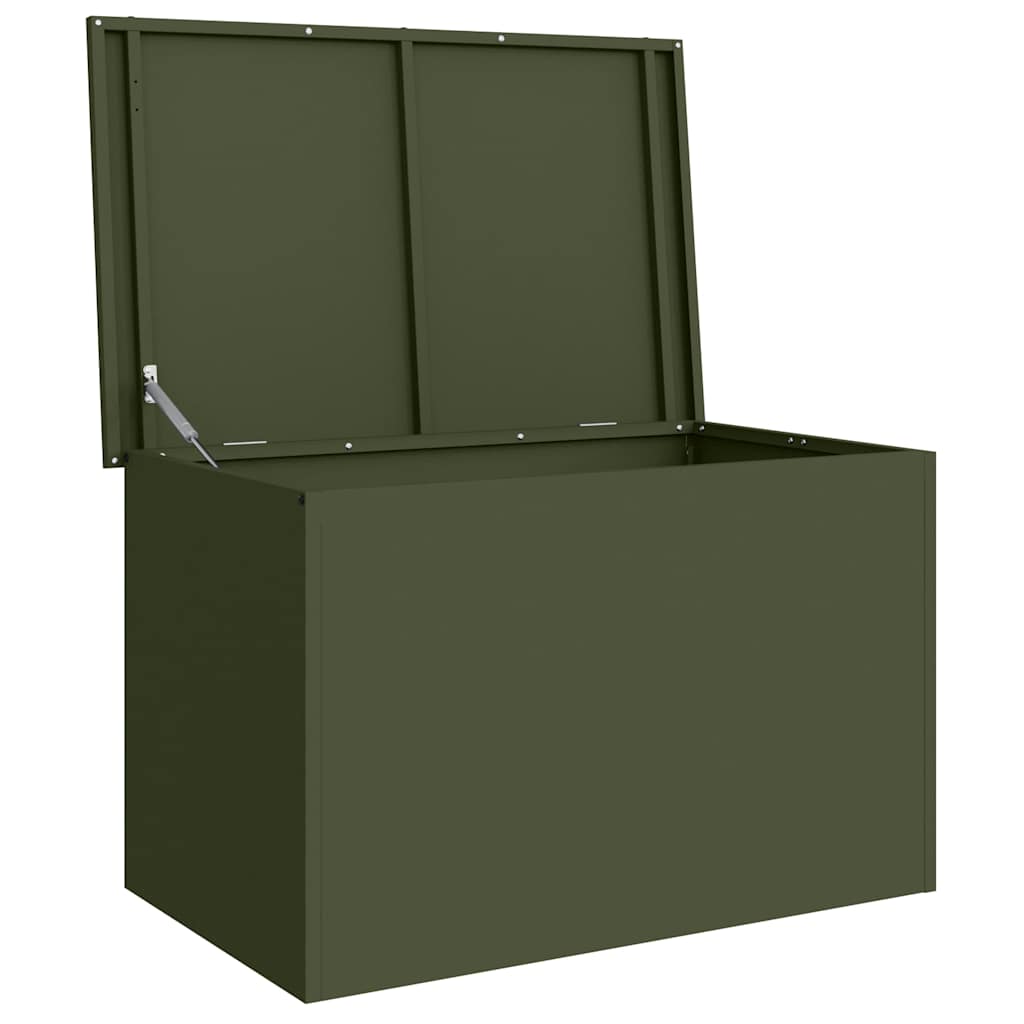 Garden Storage Cushion Box Galvanised Steel 80 x 50.5 x 50 cm