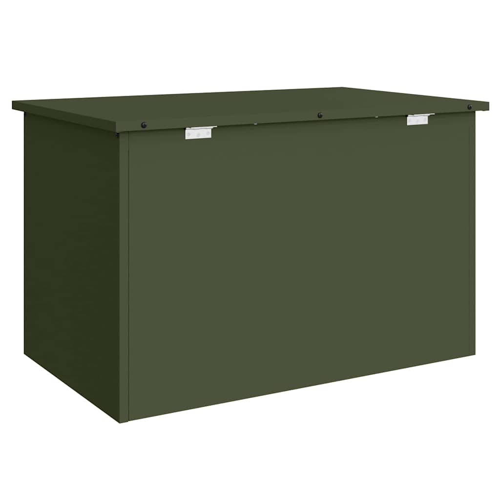 Garden Storage Cushion Box Galvanised Steel 80 x 50.5 x 50 cm