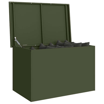 Garden Storage Cushion Box Galvanised Steel 80 x 50.5 x 50 cm