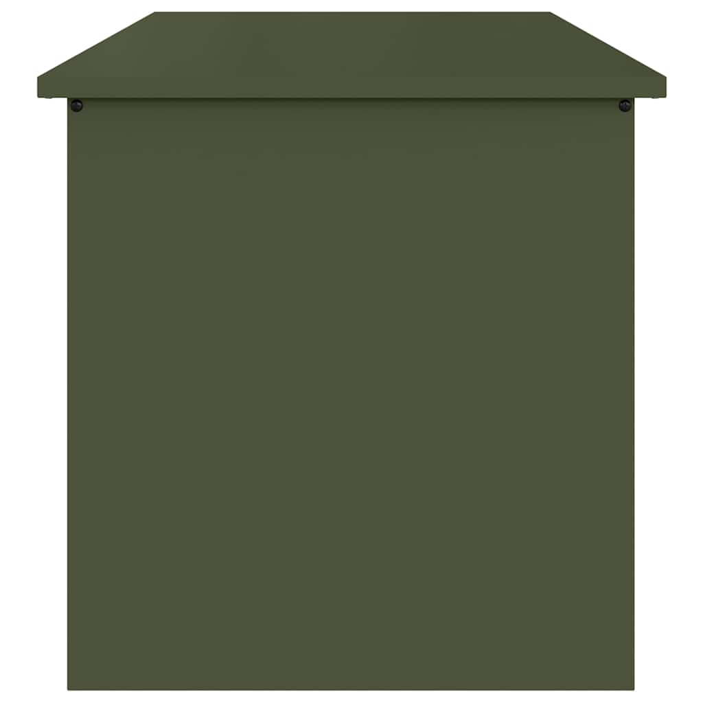 Garden Storage Cushion Box Galvanised Steel 80 x 50.5 x 50 cm