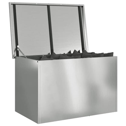 Outdoor Storage Box Silver 80 x 50.5 x 50 cm Steel