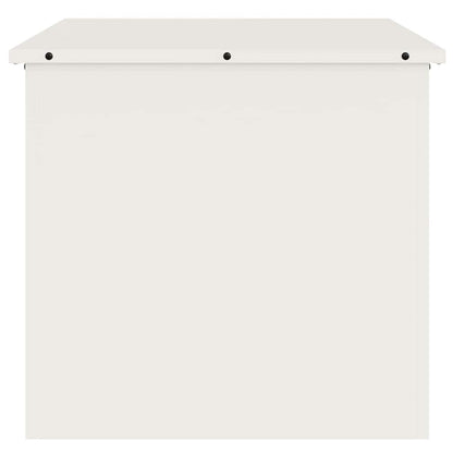 Outdoor Storage Box White 55 x 50.5 x 50 cm Steel