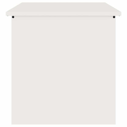 Outdoor Storage Box White 55 x 50.5 x 50 cm Steel