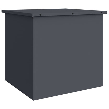 Outdoor Storage Box Anthracite 55 x 50.5 x 50 cm Steel