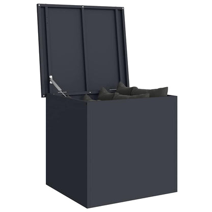 Outdoor Storage Box Anthracite 55 x 50.5 x 50 cm Steel