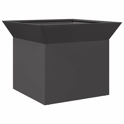 Fire Pit Black 50 x 50 x 40 cm Steel