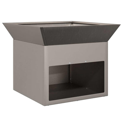 Fire Pit Rusty 50 x 50 x 40 cm Weathering steel