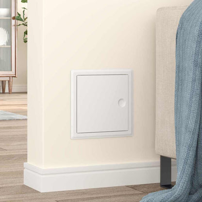 Access Panel 2 pcs White 23 x 23 x 3 cm Steel