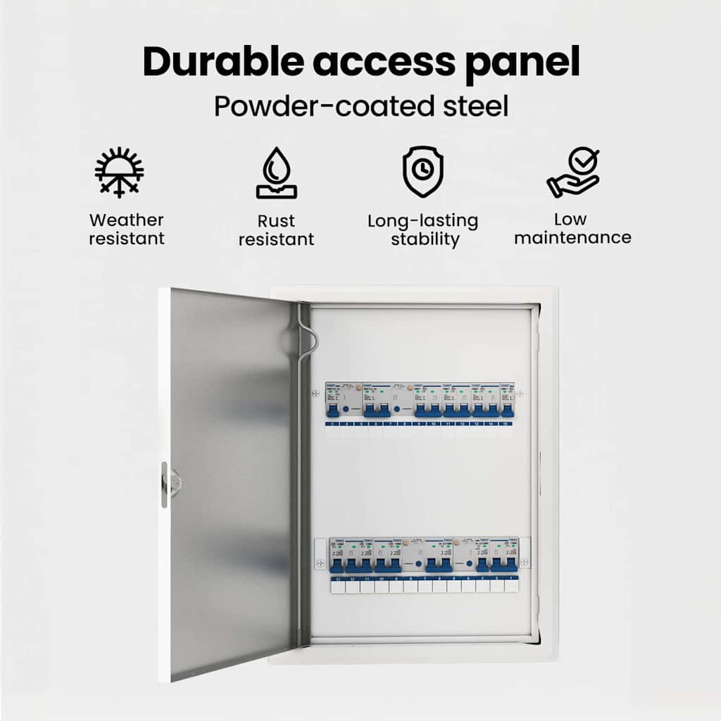 Access Panel White 43 x 33 x 3 cm Steel