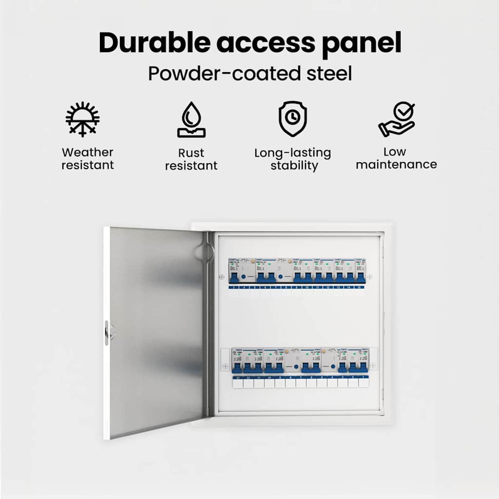Access Panel White 43 x 43 x 3 cm Steel