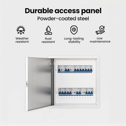 Access Panel White 43 x 43 x 3 cm Steel