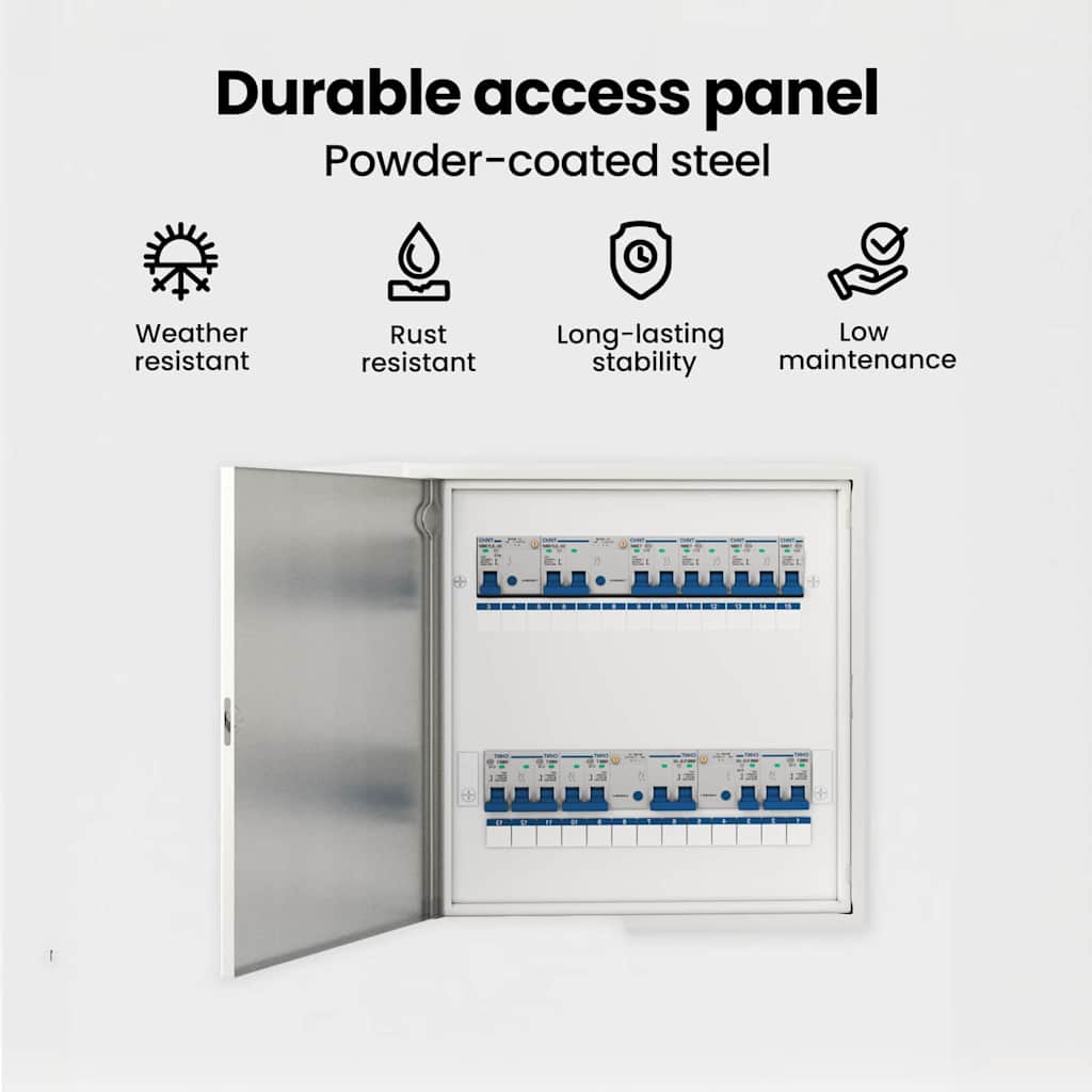 Access Panel White 53 x 53 x 3 cm Steel
