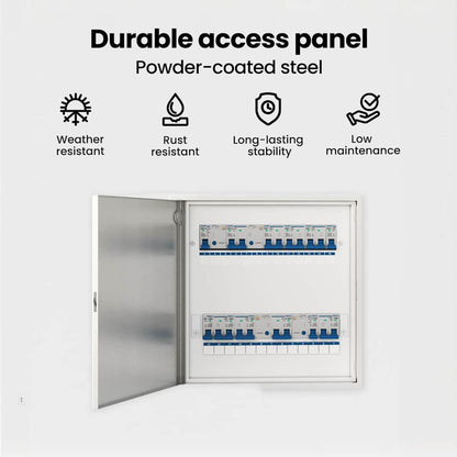 Access Panel White 53 x 53 x 3 cm Steel