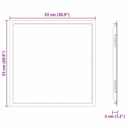 Access Panel White 53 x 53 x 3 cm Steel