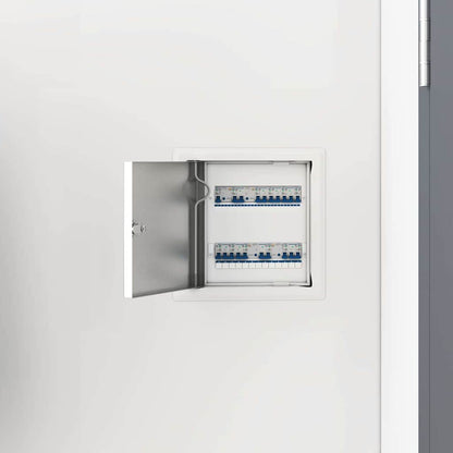 Access Panel 2 pcs White 23 x 23 x 3 cm Steel