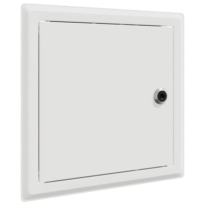Access Panel 2 pcs White 23 x 23 x 3 cm Steel
