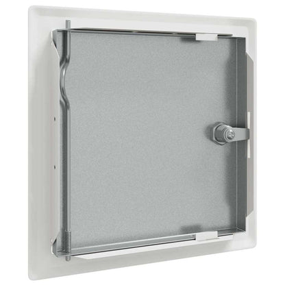Access Panel 2 pcs White 23 x 23 x 3 cm Steel