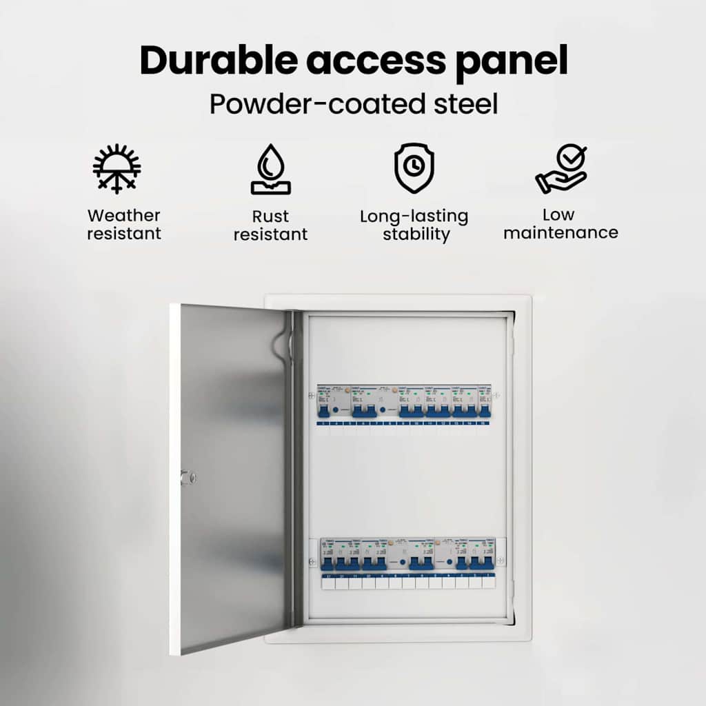 Access Panel White 43 x 33 x 3 cm Steel