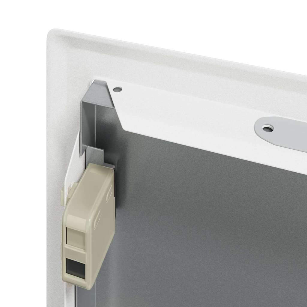Access Panel 2 pcs White 23 x 23 x 3 cm Steel