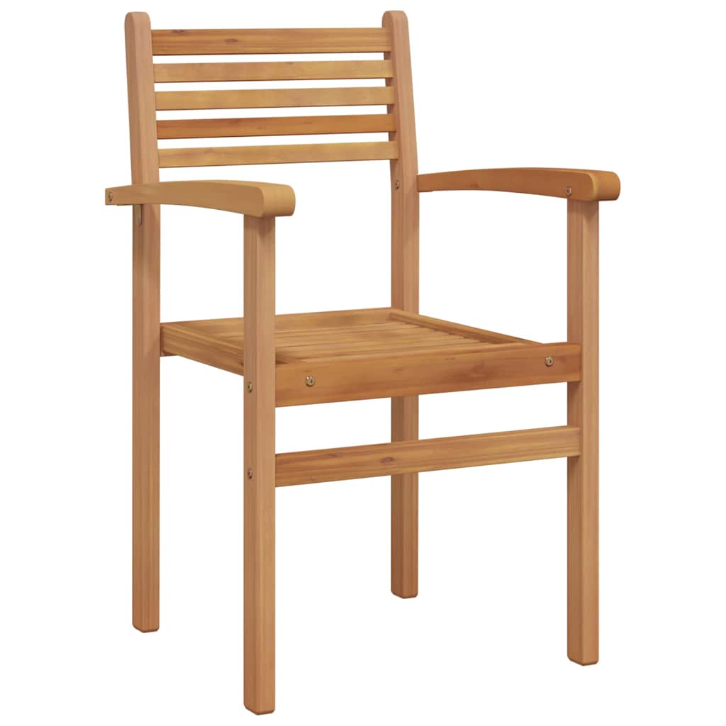 Chair 6 pcs Brown 56 x 55 x 90.5 cm Solid Teak Wood