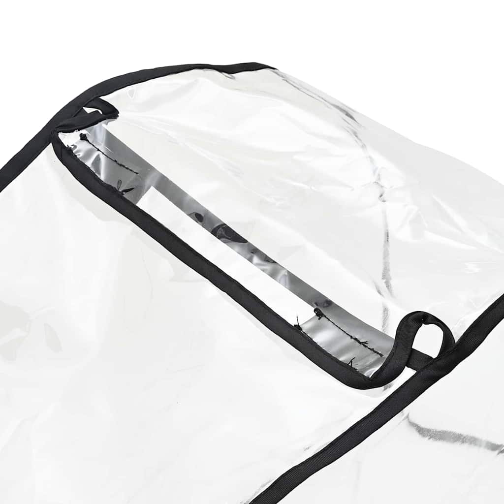 Pet Stroller Cover Folding Transparent 66 x 35 x 59 cm PVC