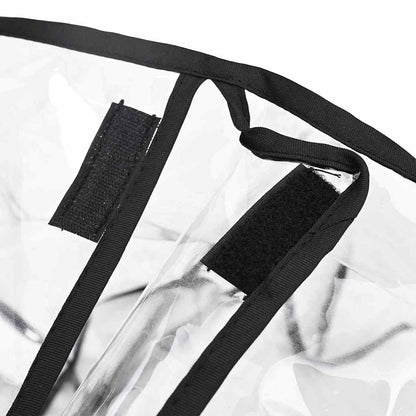 Pet Stroller Cover Folding Transparent 66 x 35 x 59 cm PVC