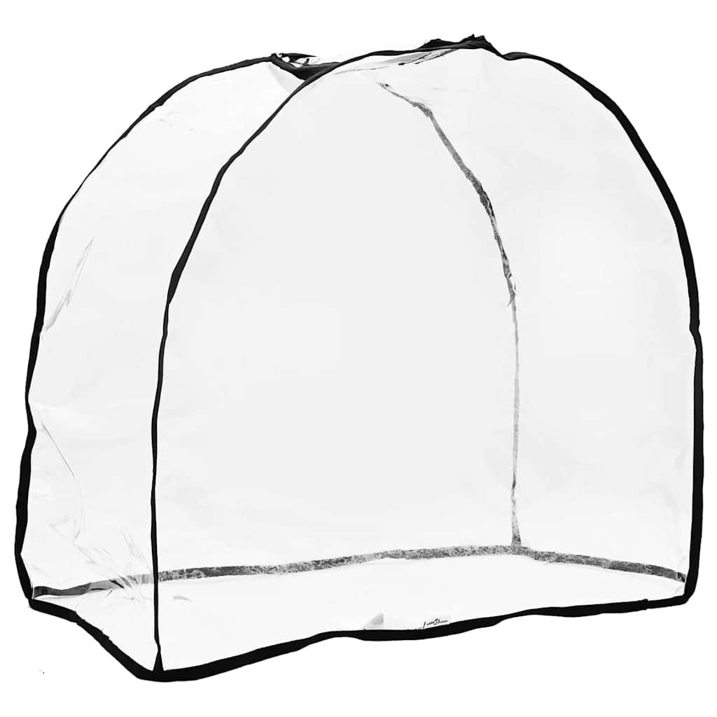 Pet Stroller Cover Folding Transparent 66 x 35 x 59 cm PVC