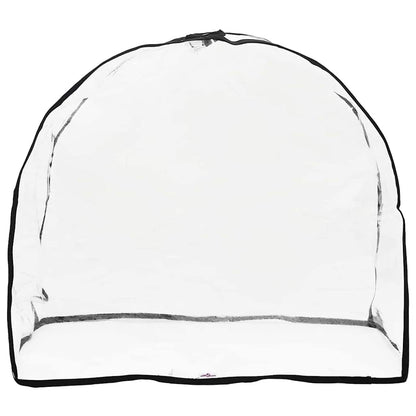 Pet Stroller Cover Folding Transparent 66 x 35 x 59 cm PVC