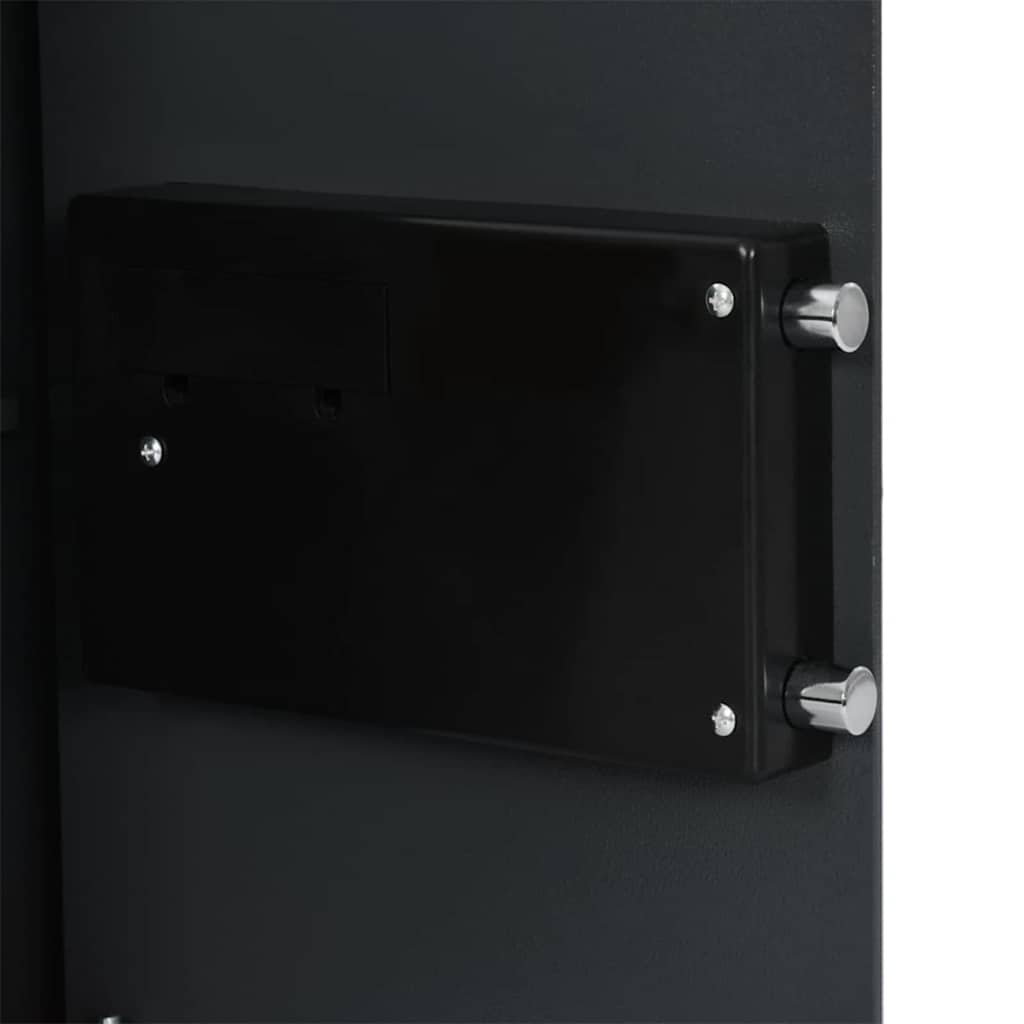 Digital Safe with Lock Dark grey 35 x 31 x 50 cm Steel