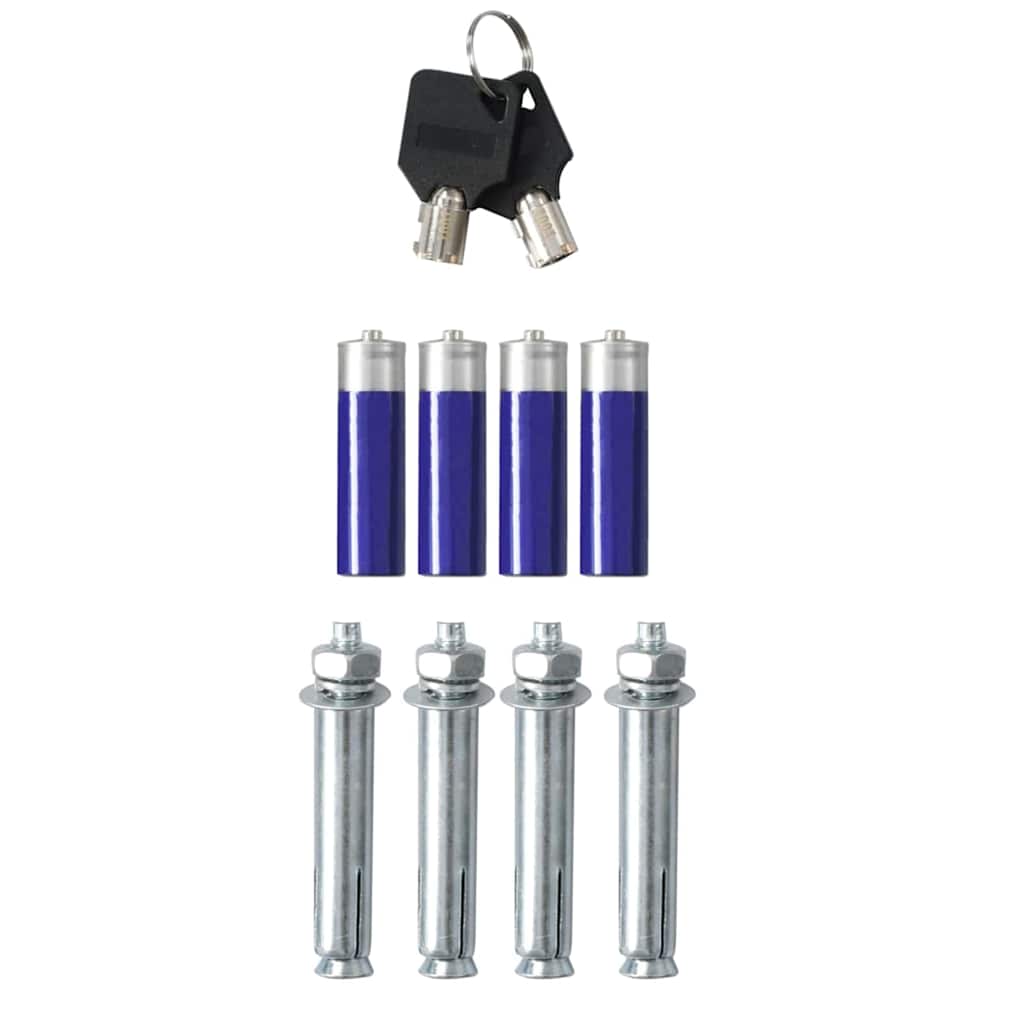 Digital Safe with Lock Dark grey 35 x 31 x 50 cm Steel